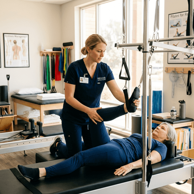 치료사의 1:1 메디컬 필라테스 지도