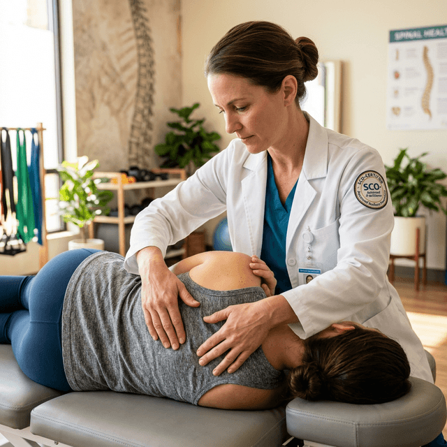 척추측만증 전문 치료사의 1:1 밀착 지도